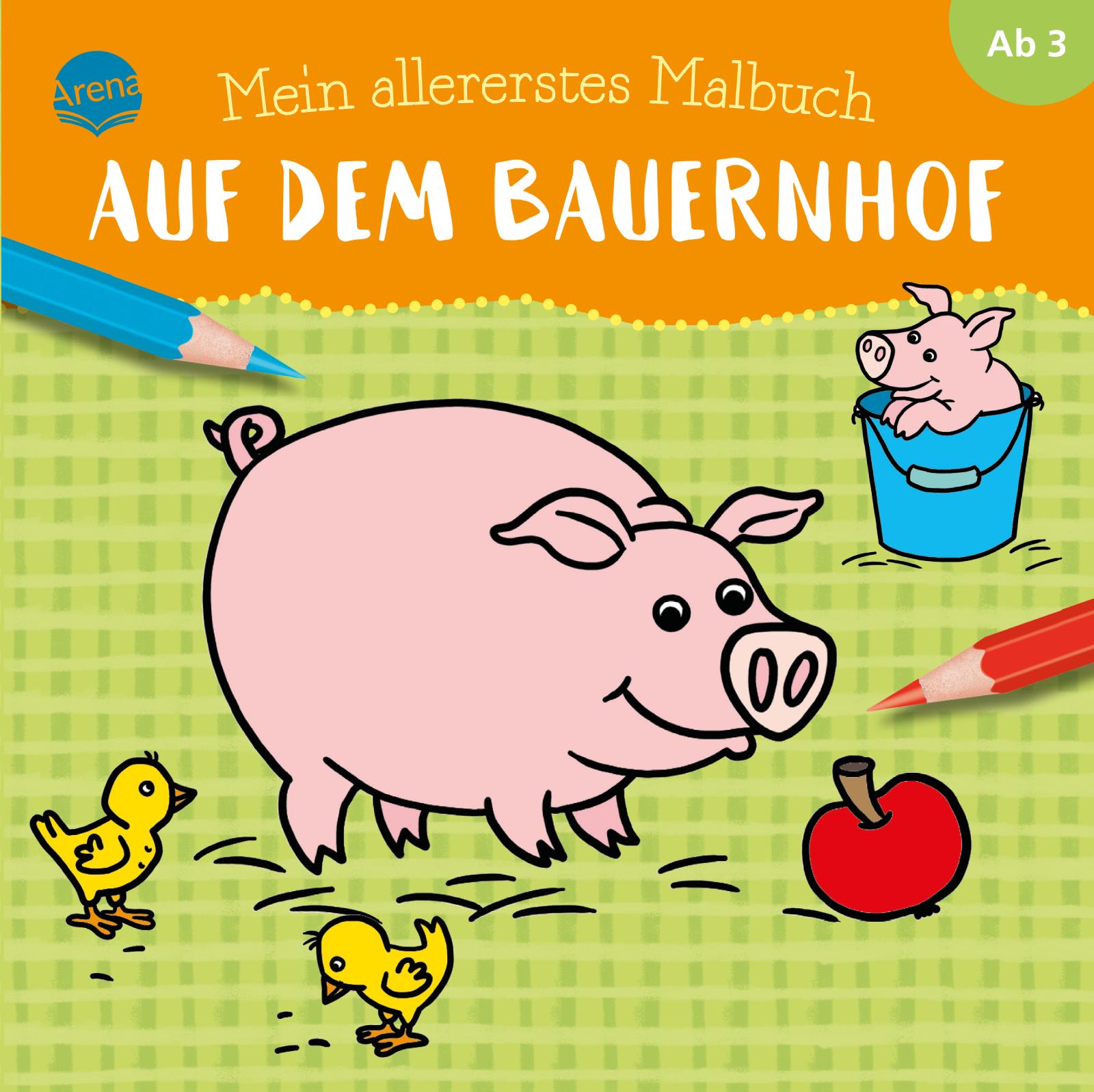 Cover: 9783401712567 | Mein allererstes Malbuch. Auf dem Bauernhof | Silke Reimers | 32 S.