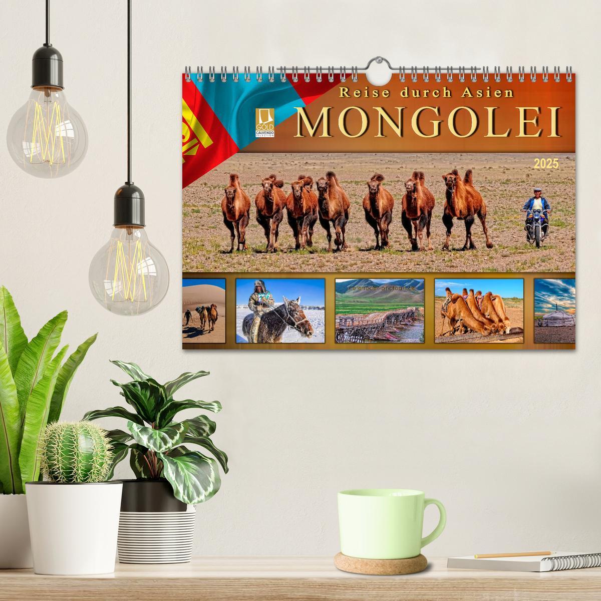 Bild: 9783435438815 | Reise durch Asien - Mongolei (Wandkalender 2025 DIN A4 quer),...