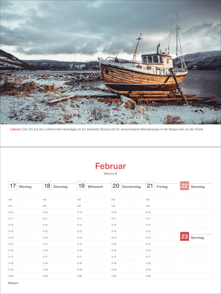 Bild: 9783965913769 | Hurtigruten - KUNTH Tischkalender 2025 | Kalender | 54 S. | Deutsch