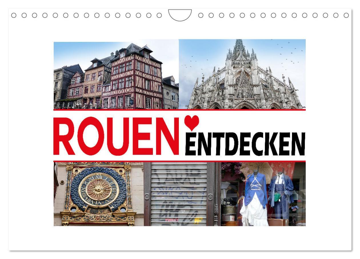 Cover: 9783457224649 | Rouen entdecken (Wandkalender 2025 DIN A4 quer), CALVENDO...