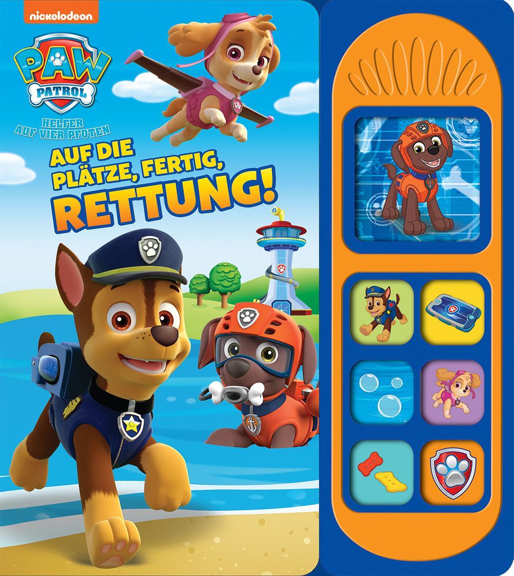 Cover: 9781503732155 | PAW Patrol, Auf die Plätze, fertig, Rettung! Soundbuch | Buch | 14 S.