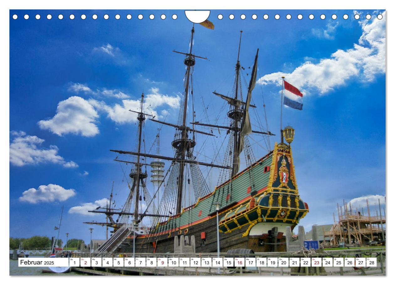 Bild: 9783435164912 | Idylle am Ijsselmeer (Wandkalender 2025 DIN A4 quer), CALVENDO...