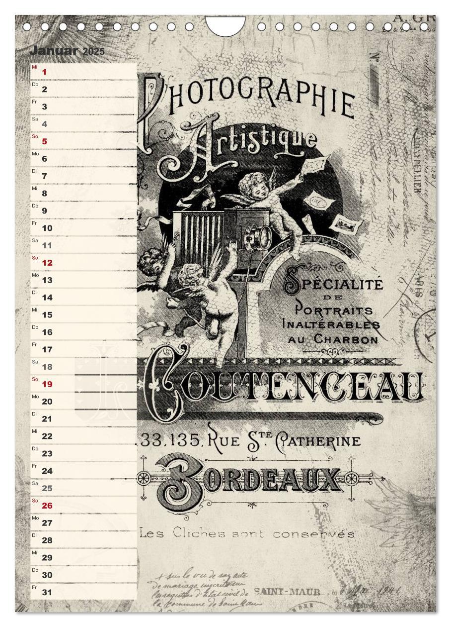 Bild: 9783457022191 | Vintage Welten (Wandkalender 2025 DIN A4 hoch), CALVENDO...