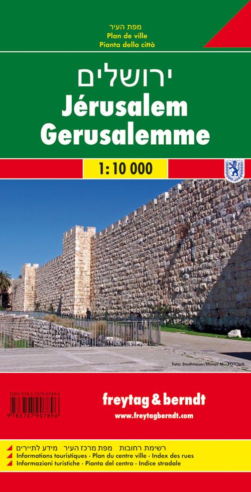 Rückseite: 9783707907896 | Jerusalem 1 : 10 000. Stadtplan | (Land-)Karte | Deutsch | 2019