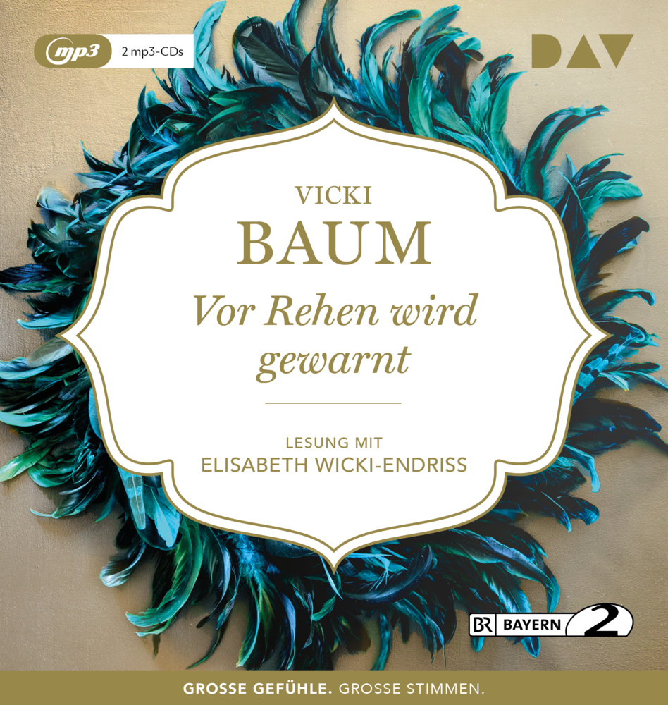 Cover: 9783742413048 | Vor Rehen wird gewarnt, 2 Audio-CD, 2 MP3 | Vicki Baum | Audio-CD