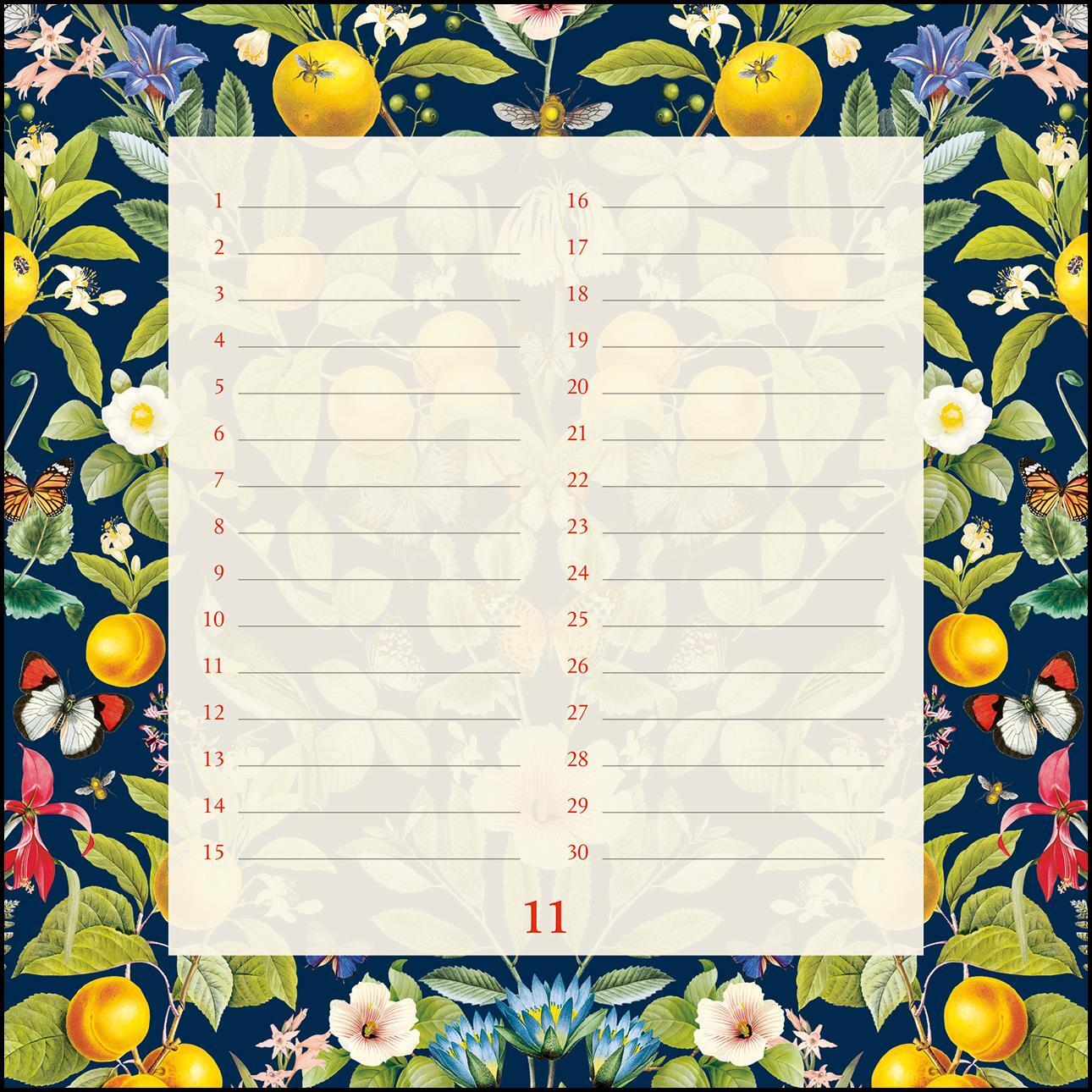 Bild: 9783832044923 | Immerwährender Geburtstagskalender floral - Archive by Portico...