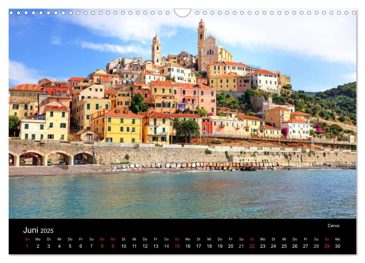 Bild: 9783435826698 | Ligurien - die italienische Riviera (Wandkalender 2025 DIN A3...