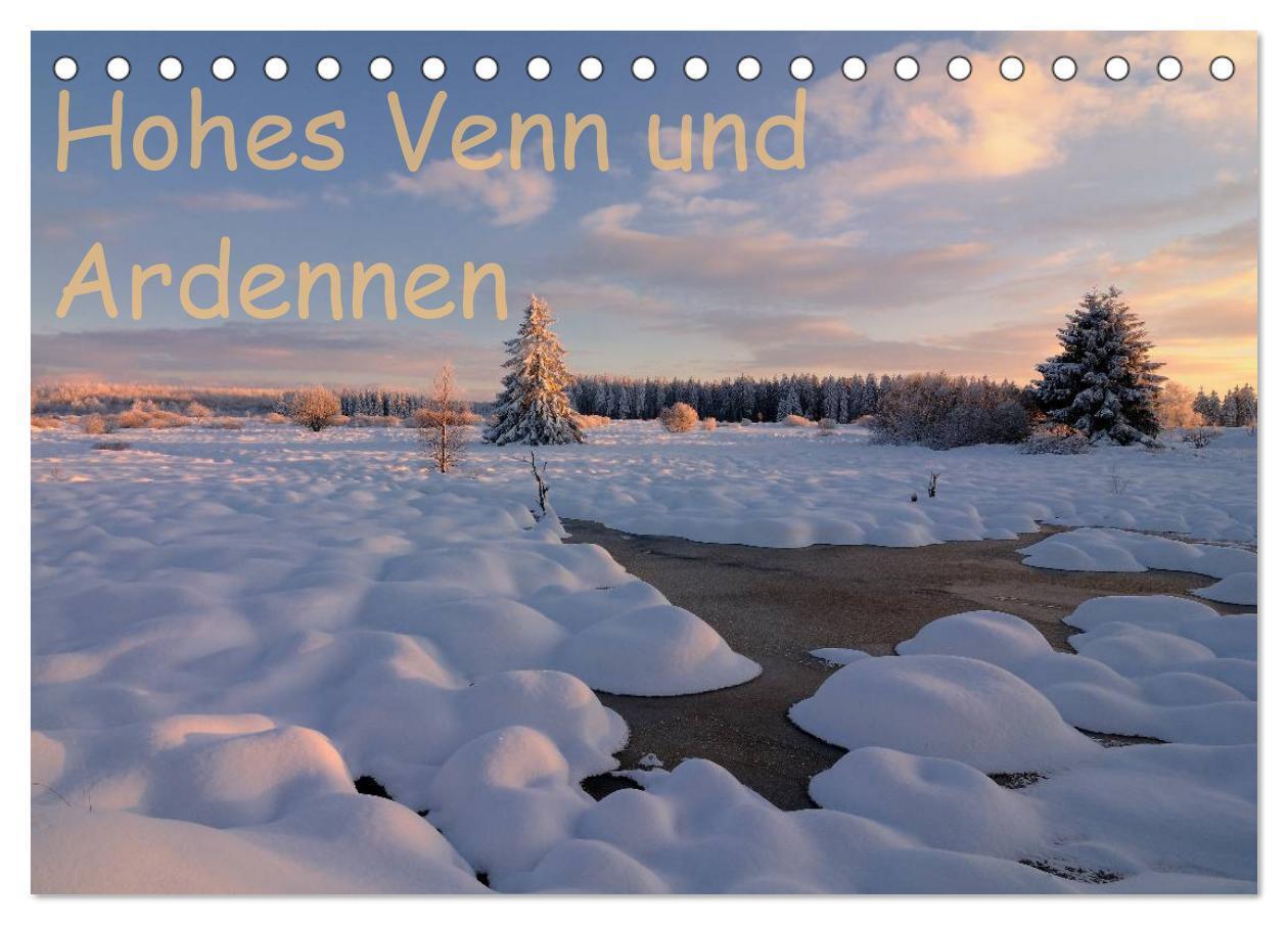 Cover: 9783435645053 | Hohes Venn und Ardennen (Tischkalender 2025 DIN A5 quer), CALVENDO...