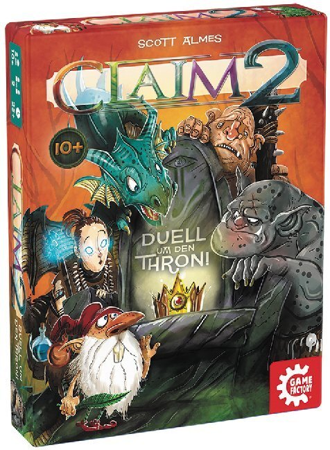 Cover: 7640142762232 | Claim 2 (Spiel) | Duell um den Thron! | Scott Almes | Spiel | 2018