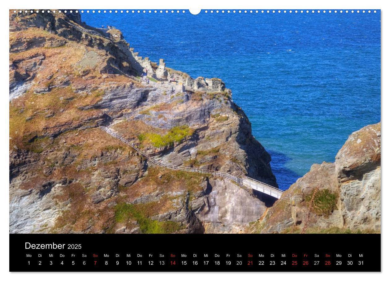 Bild: 9783435595525 | Cornwall (Wandkalender 2025 DIN A2 quer), CALVENDO Monatskalender