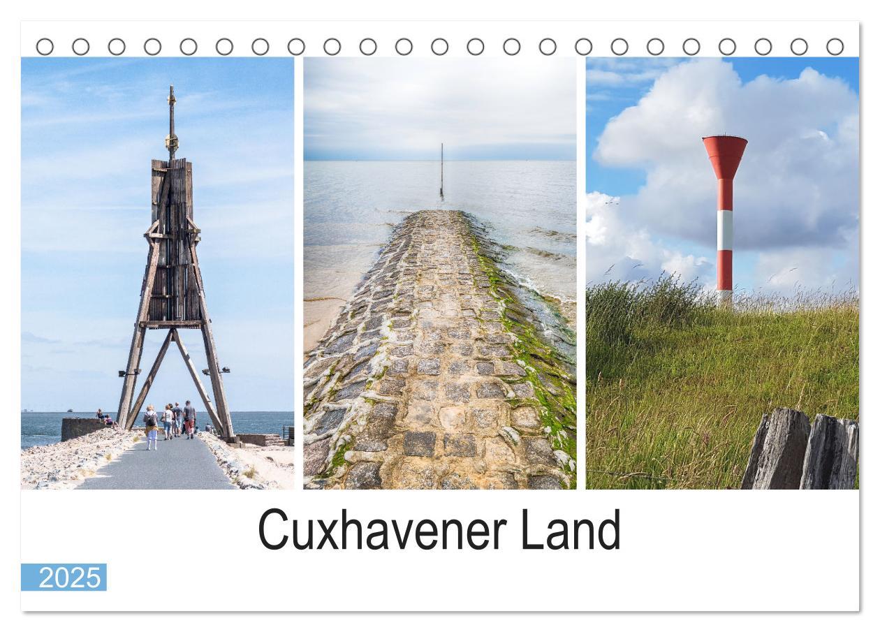 Cover: 9783435071272 | Cuxhavener Land (Tischkalender 2025 DIN A5 quer), CALVENDO...