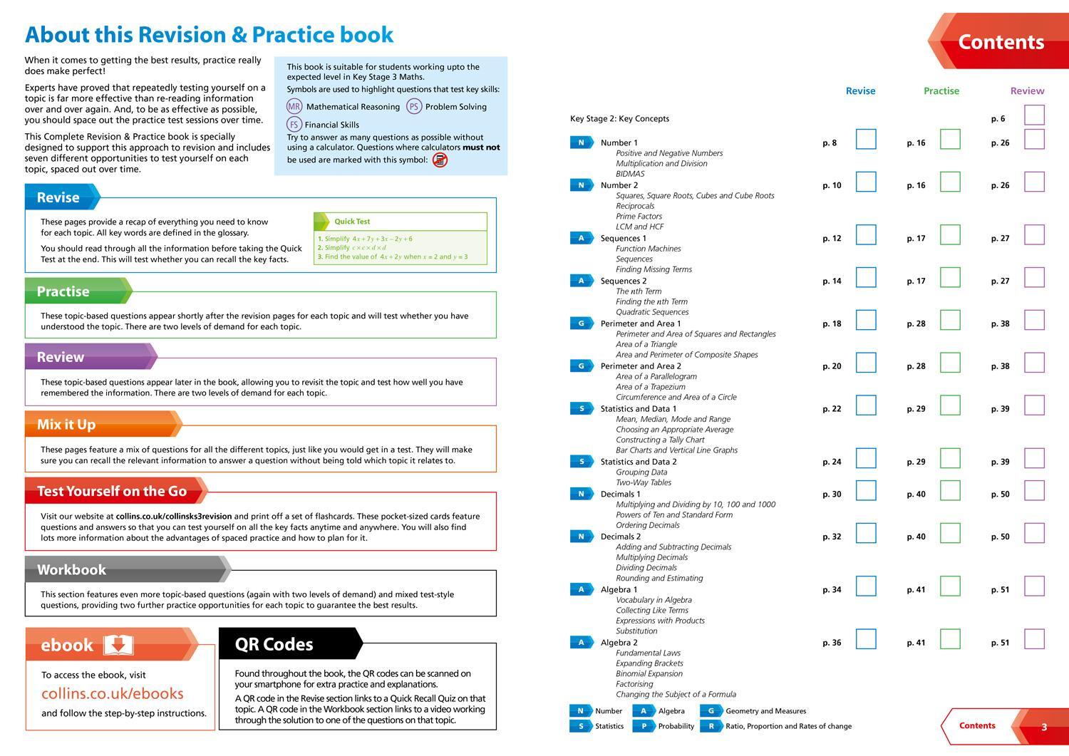 Bild: 9780008551445 | Ks3 Maths Foundation Level All-In-One Complete Revision and...