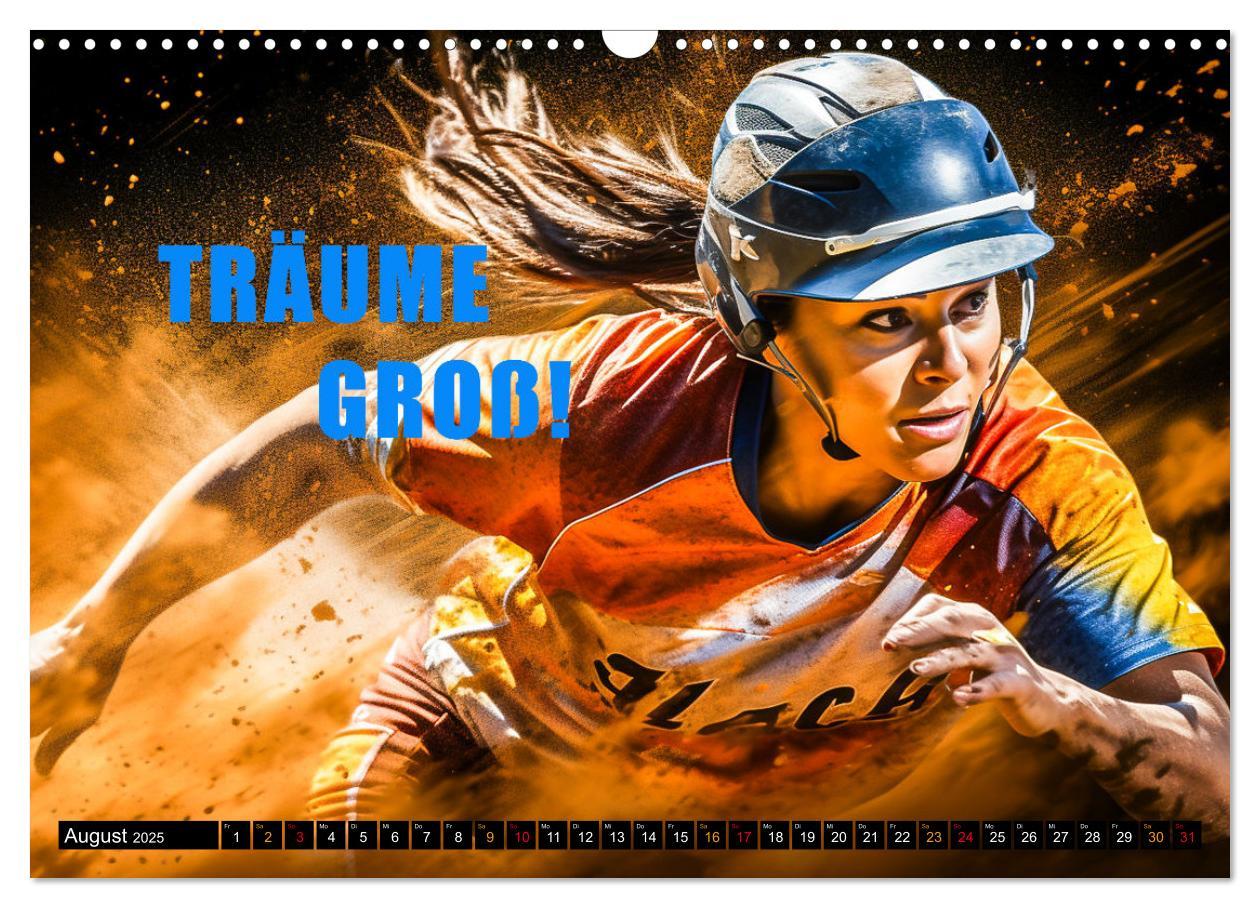 Bild: 9783383862311 | Baseball und Motivation (Wandkalender 2025 DIN A3 quer), CALVENDO...