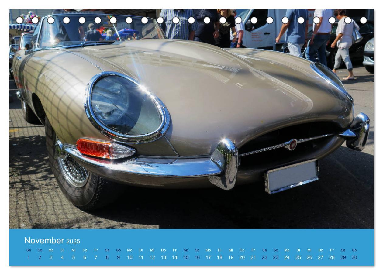 Bild: 9783435134243 | Jaguar E-Type Memorial (Tischkalender 2025 DIN A5 quer), CALVENDO...