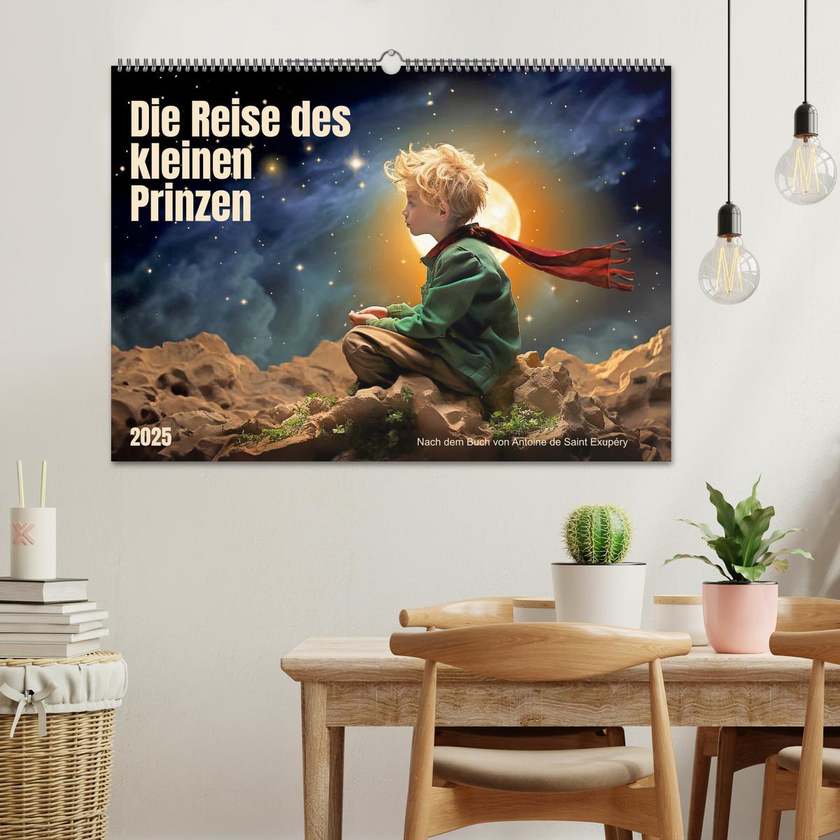 Bild: 9783383891809 | Die Reise des kleinen Prinzen (Wandkalender 2025 DIN A2 quer),...