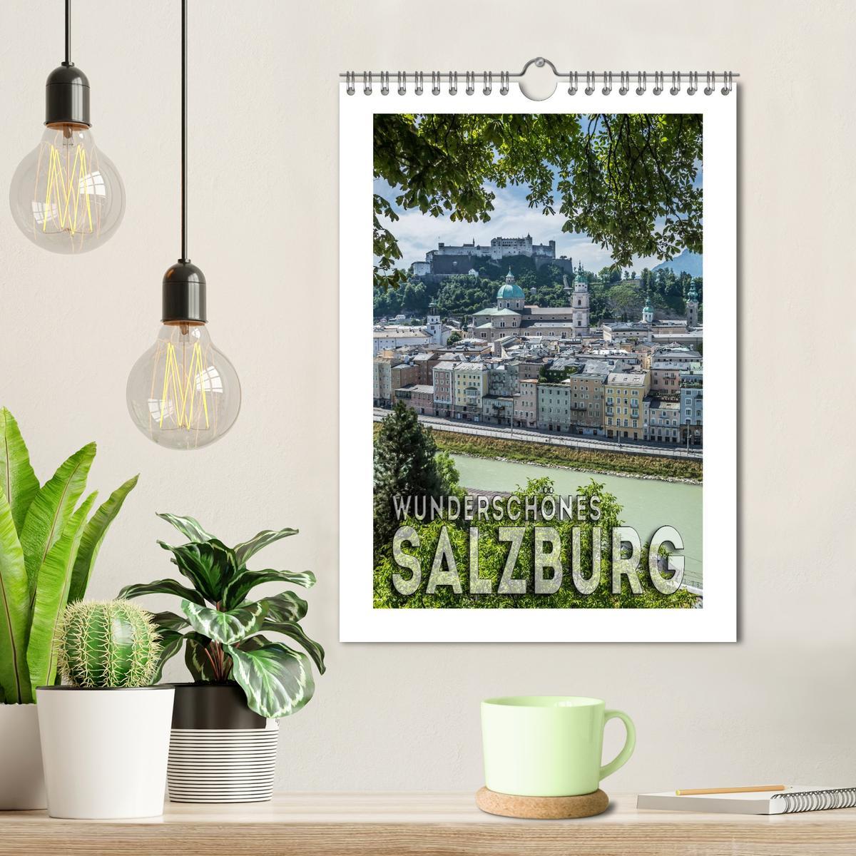 Bild: 9783457037294 | Wunderschönes SALZBURG (Wandkalender 2025 DIN A4 hoch), CALVENDO...