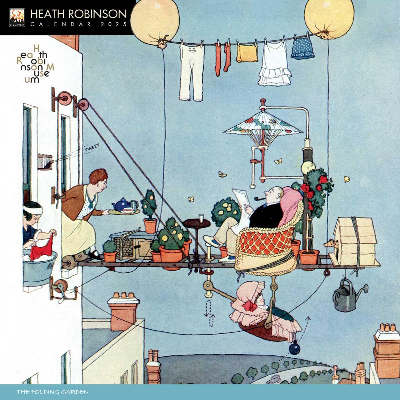 Cover: 9781835620069 | Heath Robinson Wall Calendar 2025 (Art Calendar) | Kalender | Englisch