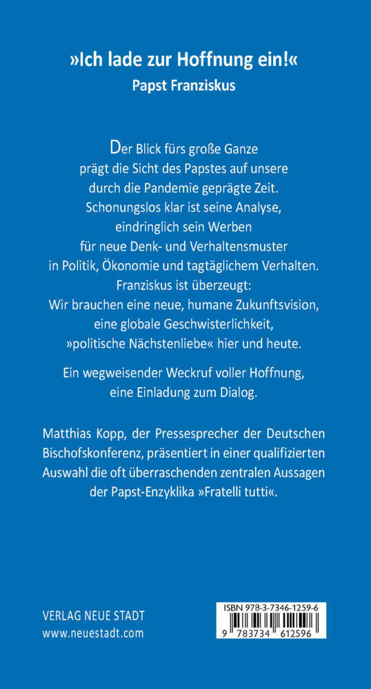 Bild: 9783734612596 | Für eine neue globale Geschwisterlichkeit | Franziskus | Buch | 2021