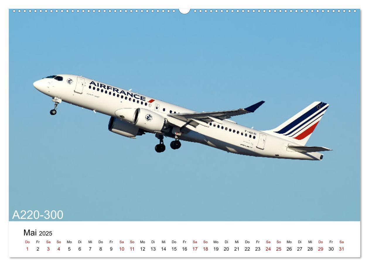 Bild: 9783383969621 | Flugzeuge von Airbus (Wandkalender 2025 DIN A2 quer), CALVENDO...