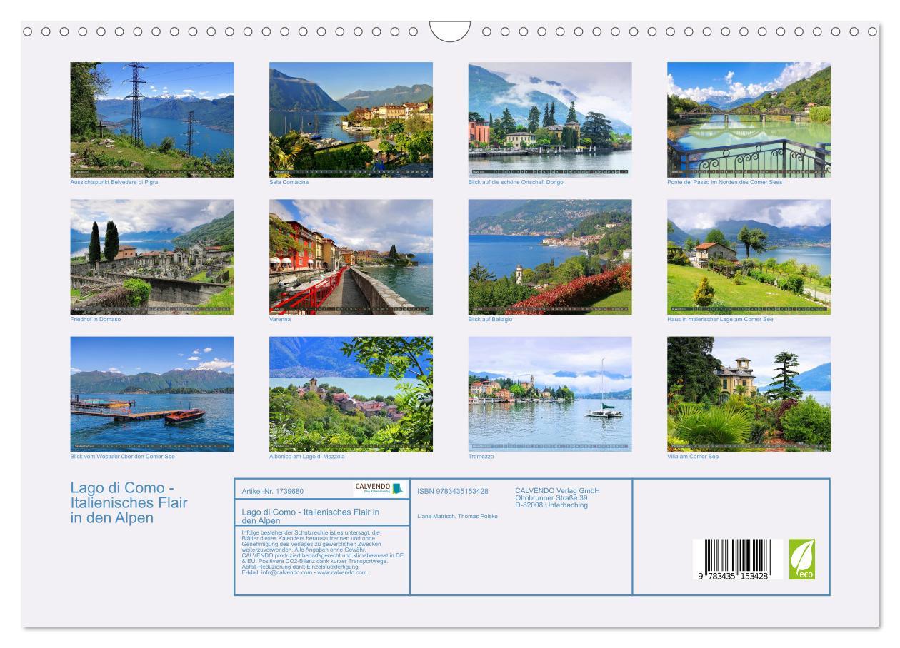 Bild: 9783435153428 | Lago di Como - Italienisches Flair in den Alpen (Wandkalender 2025...