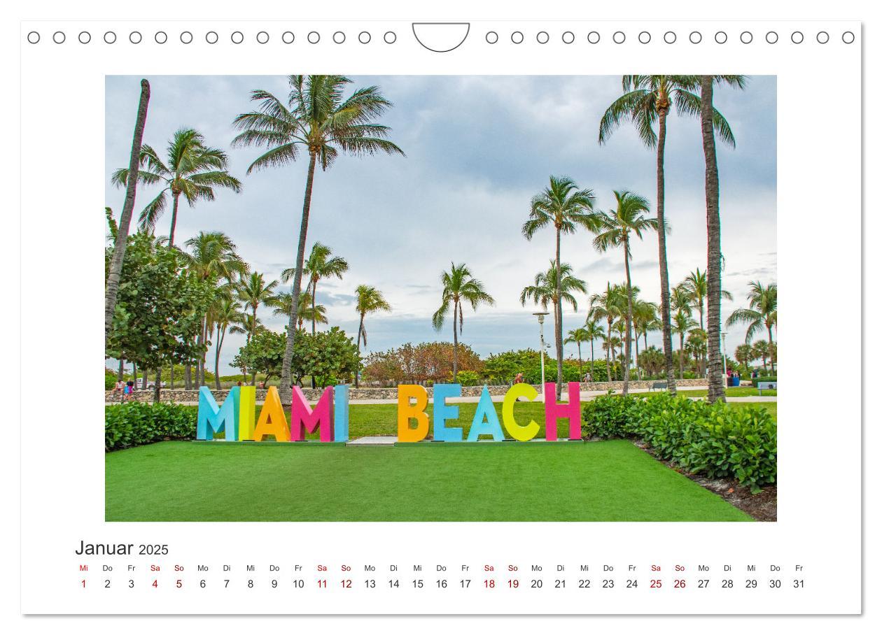 Bild: 9783457152621 | Miami - pulsierende Metropole (Wandkalender 2025 DIN A4 quer),...