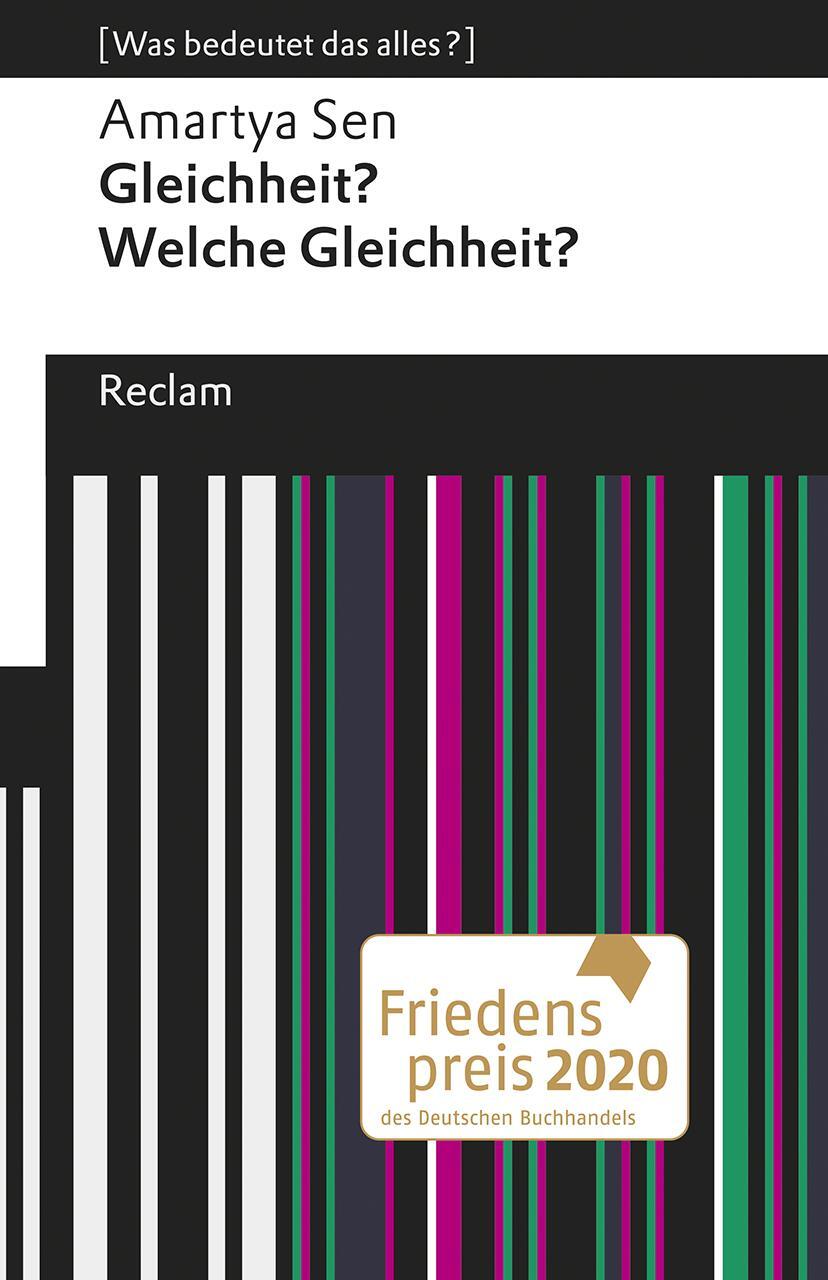 Cover: 9783150196144 | Gleichheit? Welche Gleichheit? | Was bedeutet das alles? | Amartya Sen