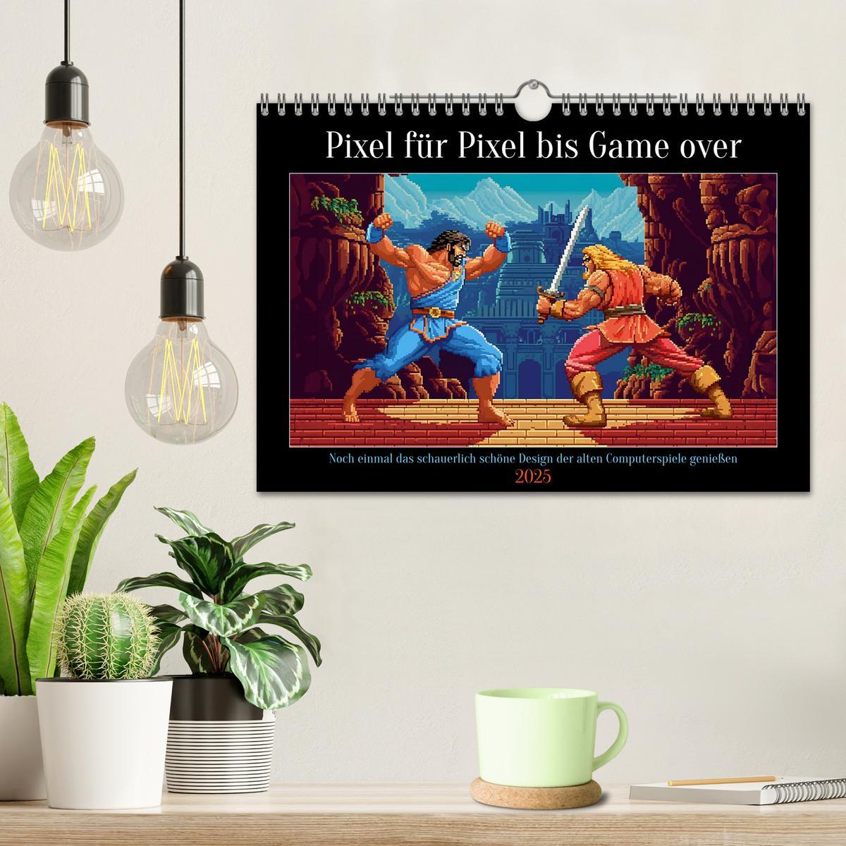 Bild: 9783383859861 | Pixel für Pixel bis Game over (Wandkalender 2025 DIN A4 quer),...