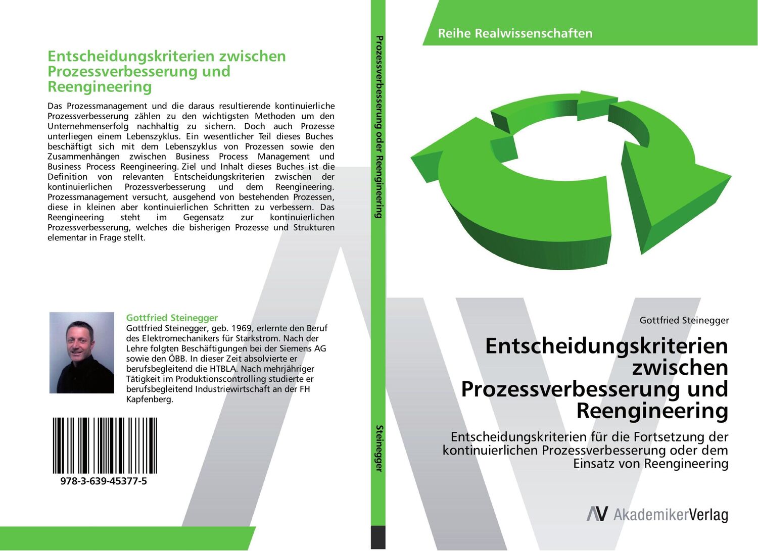 Cover: 9783639453775 | Entscheidungskriterien zwischen Prozessverbesserung und Reengineering