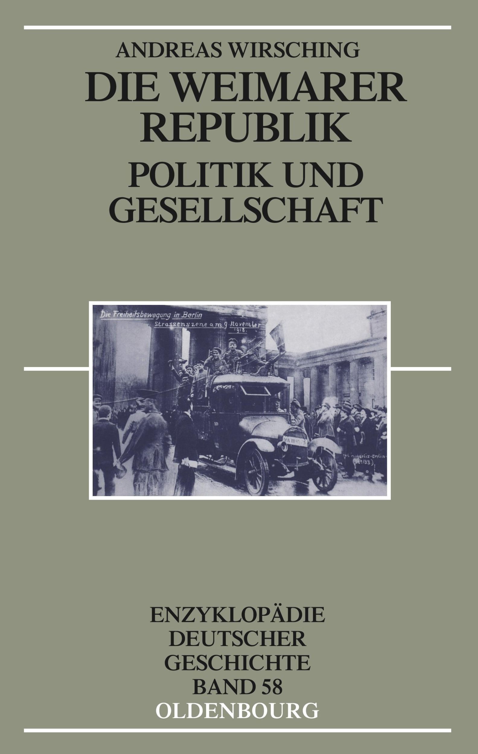 Cover: 9783486587364 | Die Weimarer Republik | Politik und Gesellschaft | Andreas Wirsching