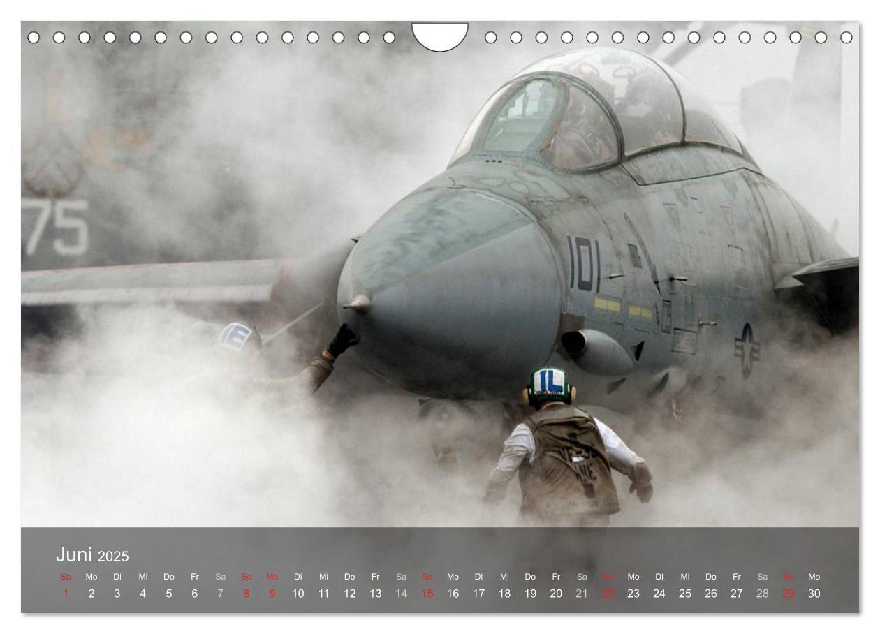 Bild: 9783435619085 | Luftwaffe. Kampfflugzeuge der USA (Wandkalender 2025 DIN A4 quer),...