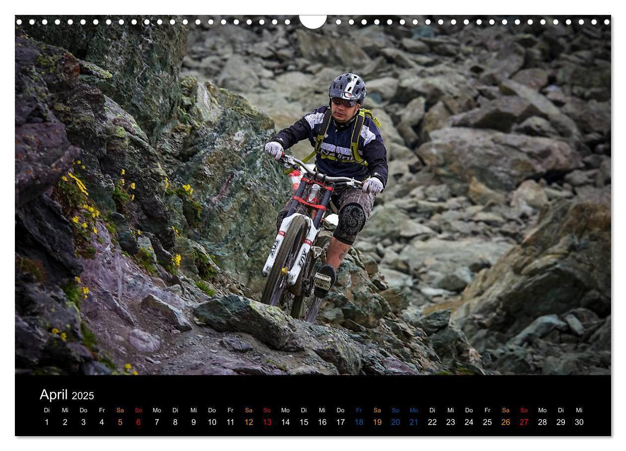 Bild: 9783435634811 | Mountainbike Freeride Momente (Wandkalender 2025 DIN A3 quer),...