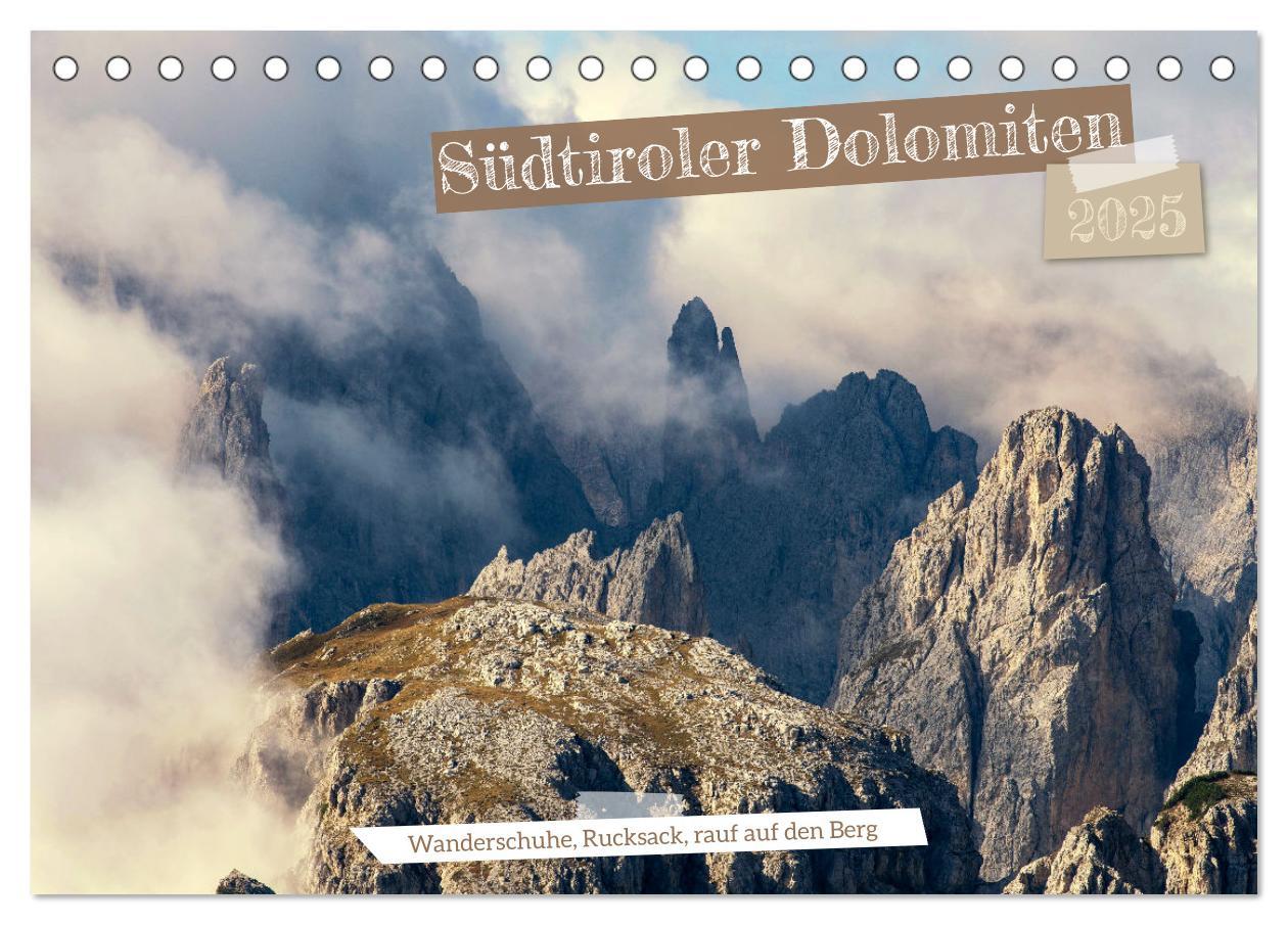 Cover: 9783383935770 | Südtiroler Dolomiten (Tischkalender 2025 DIN A5 quer), CALVENDO...