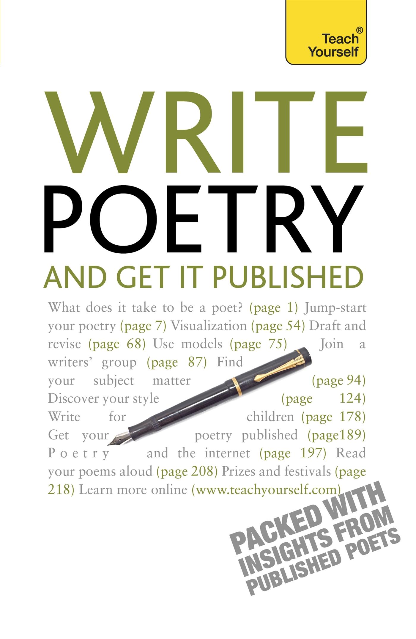 Cover: 9781444103243 | Write Poetry and Get it Published | John Hartley Williams (u. a.)