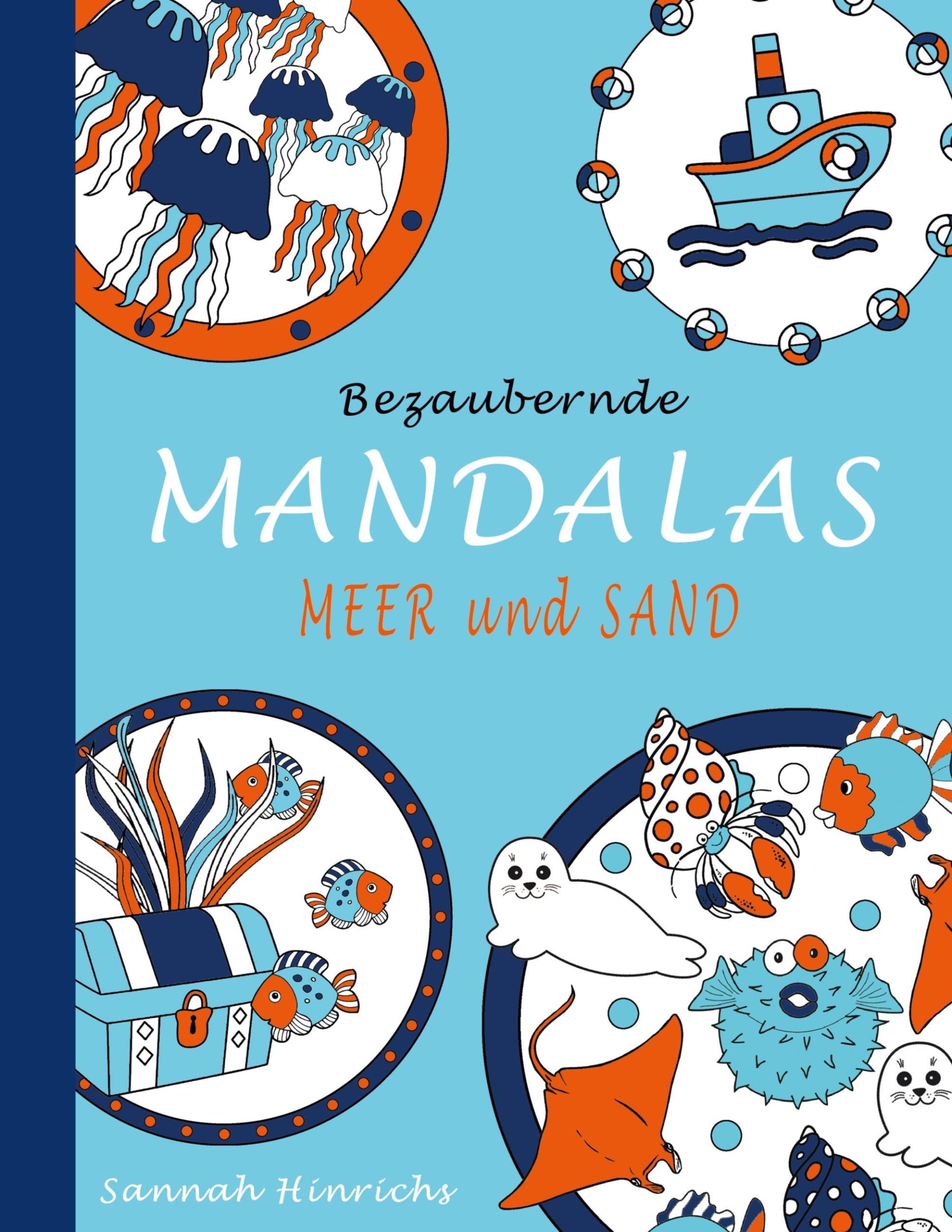 Cover: 9783753490366 | Bezaubernde Mandalas - Meer und Sand | Sannah Hinrichs | Taschenbuch