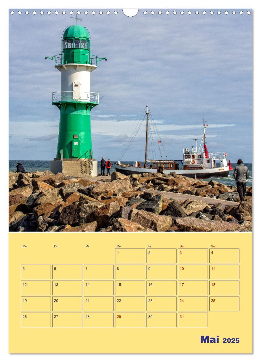 Bild: 9783435881444 | Sehnsuchtsort Warnemünde (Wandkalender 2025 DIN A3 hoch), CALVENDO...