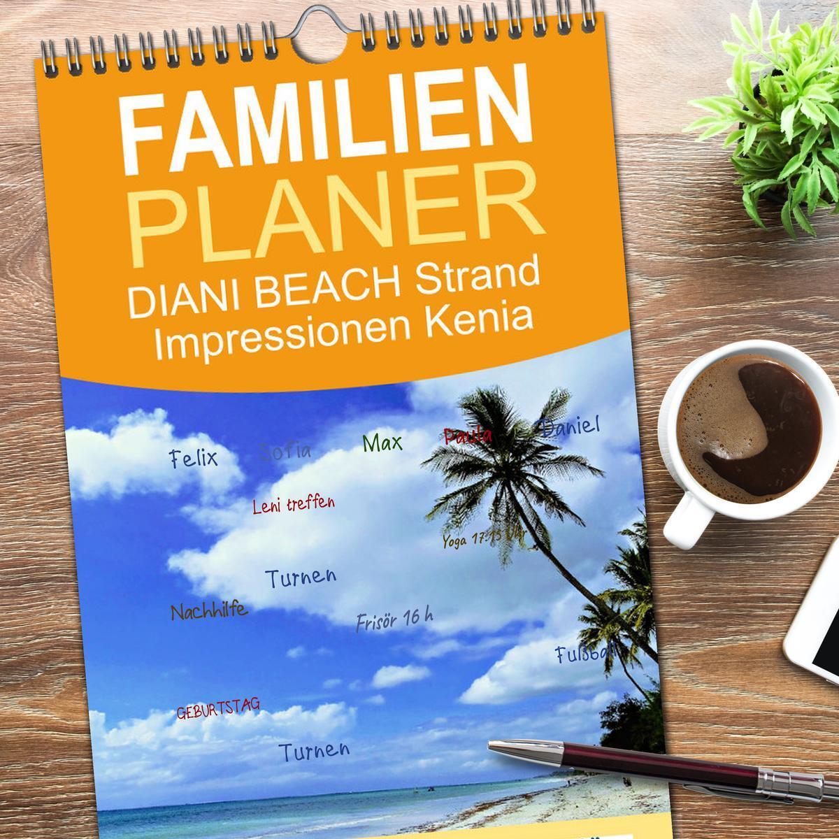 Bild: 9783457092880 | Familienplaner 2025 - DIANI BEACH Strand Impressionen Kenia mit 5...