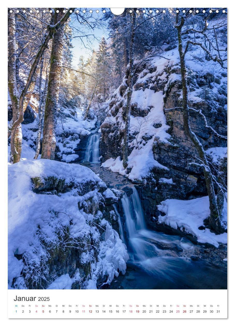 Bild: 9783435901029 | Allgäuer Wasserfälle (Wandkalender 2025 DIN A3 hoch), CALVENDO...