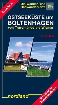 Cover: 9783928397230 | Ostseeküste um Boltenhagen 1 : 35 000 | (Land-)Karte | Deutsch | 2013