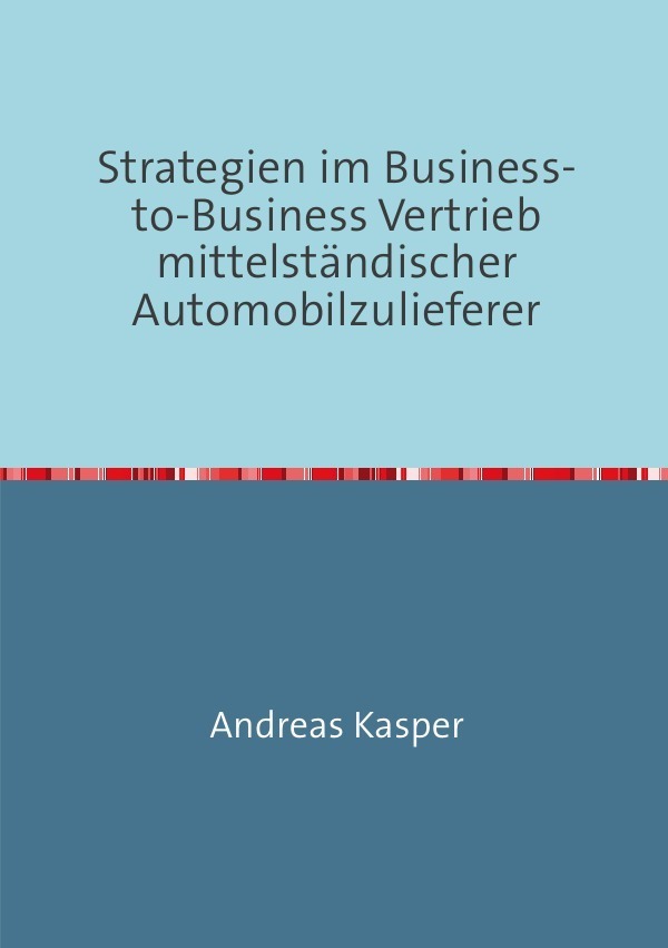 Cover: 9783737538053 | Strategien im Business-to-Business Vertrieb mittelständischer...