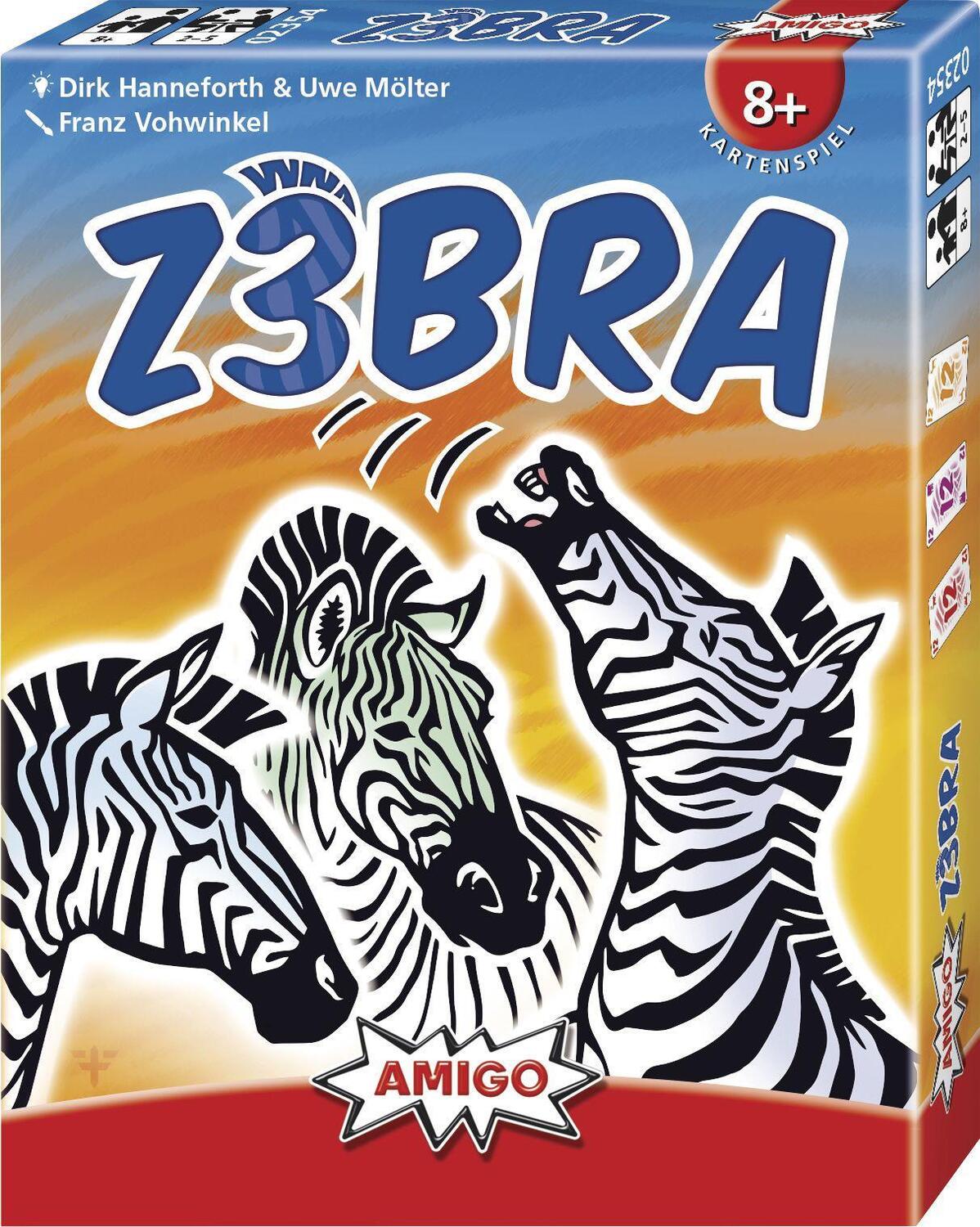 Bild: 4007396023541 | Z3BRA | AMIGO - Kartenspiel | AMIGO Spiel Freizeit | Spiel | 02354