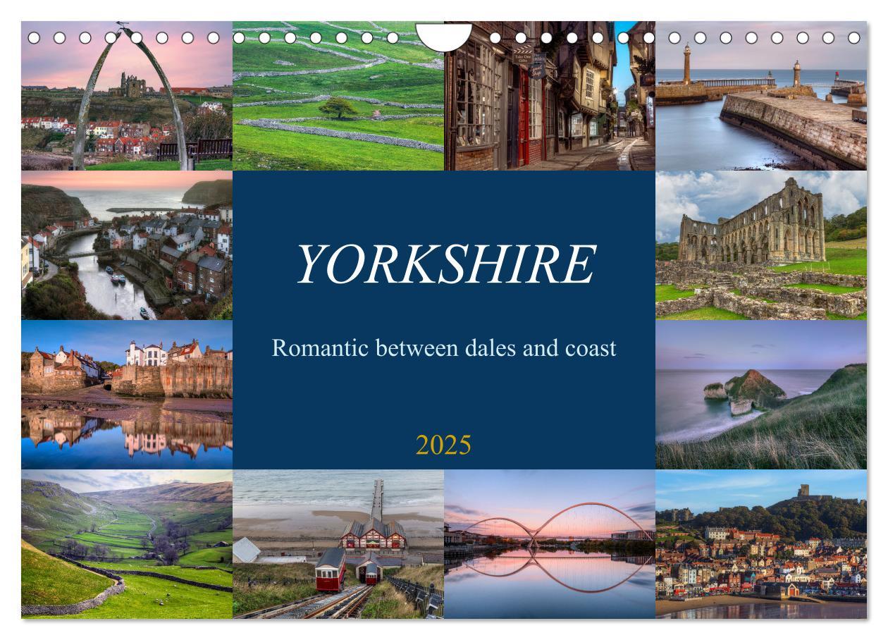 Cover: 9781325835959 | Yorkshire - Romantic between dales and coast (Wall Calendar 2025...