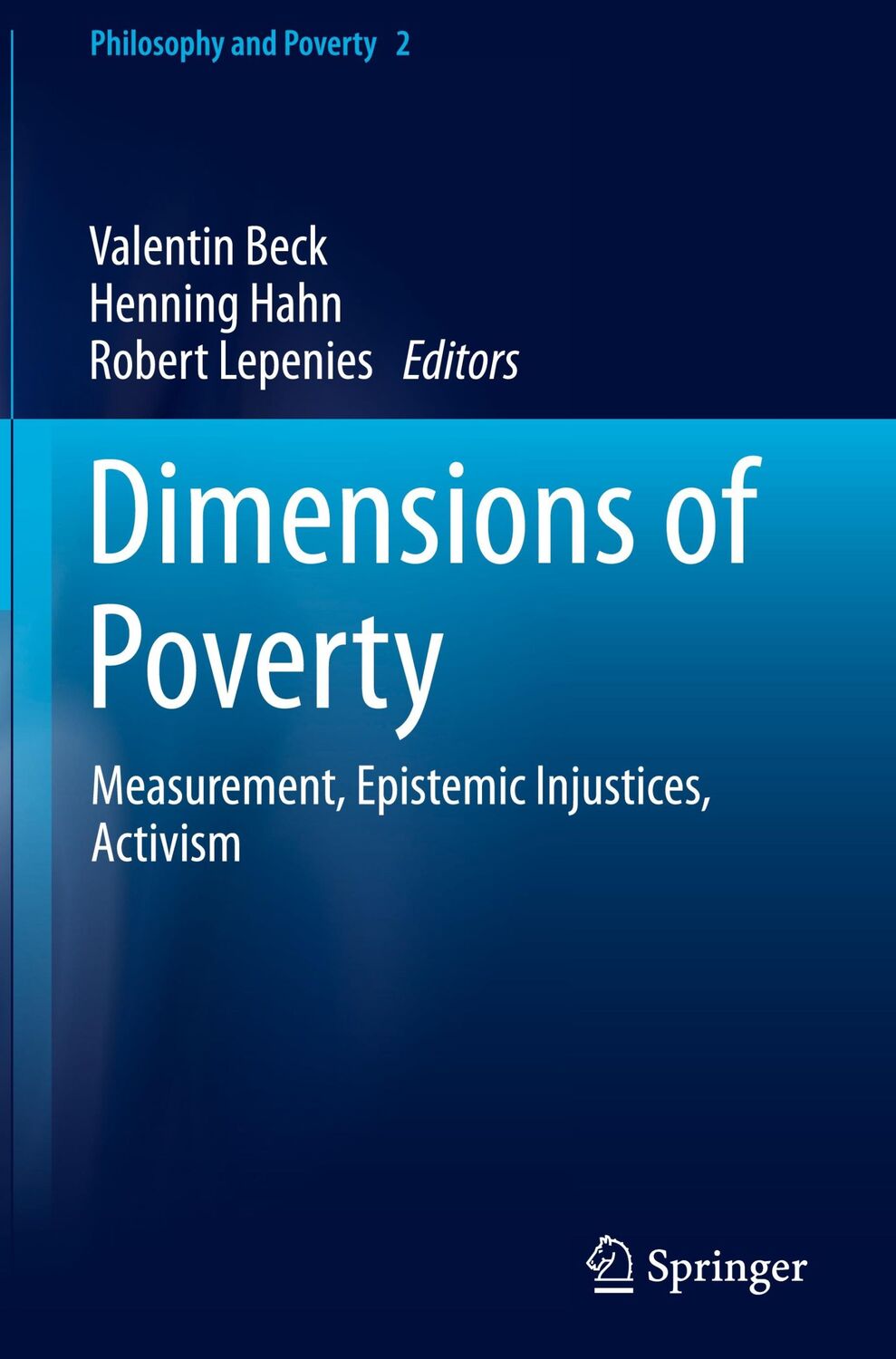 Cover: 9783030317102 | Dimensions of Poverty | Measurement, Epistemic Injustices, Activism