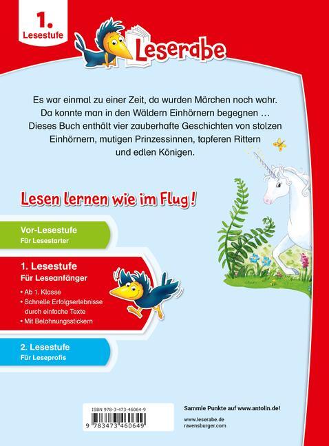 Bild: 9783473460649 | Einhorngeschichten - Leserabe ab 1. Klasse - Erstlesebuch für...