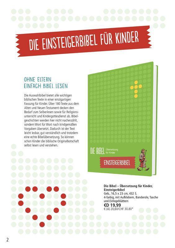 Bild: 9783417288162 | Die Bibel - Übersetzung für Kinder, Einsteigerbibel | Buch | Buch