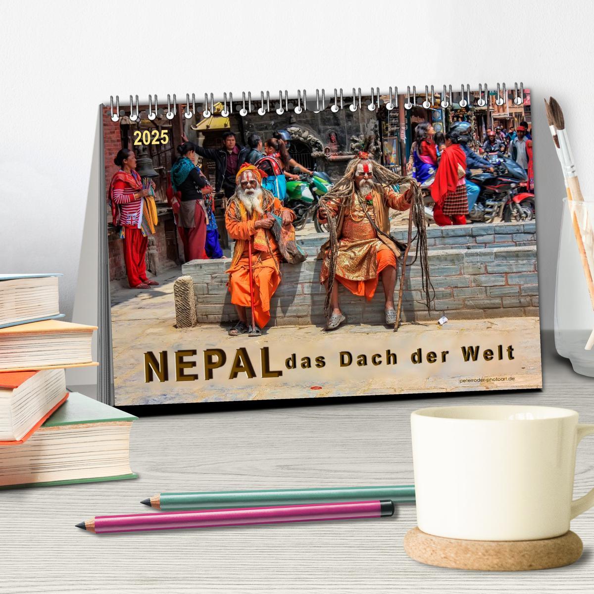 Bild: 9783435557233 | Nepal - das Dach der Welt (Tischkalender 2025 DIN A5 quer),...