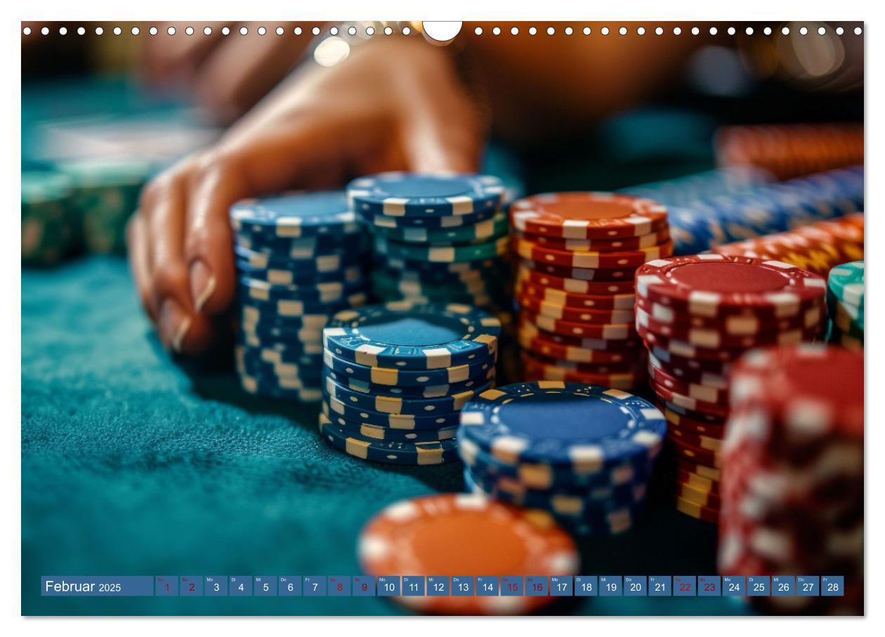 Bild: 9783383816260 | Poker Masters Texas Hold'em (Wandkalender 2025 DIN A3 quer),...