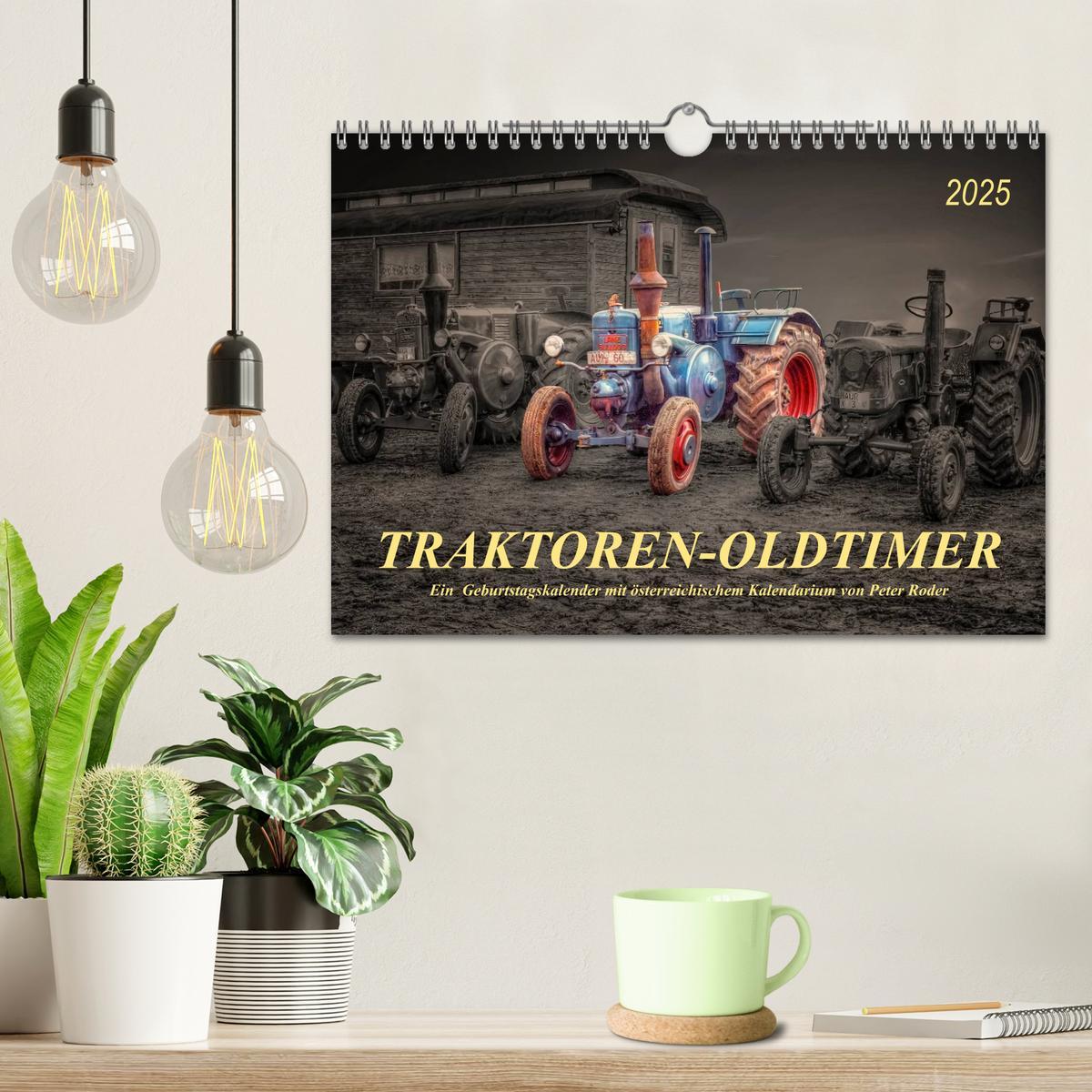 Bild: 9783435586738 | Traktoren - Oldtimer (Wandkalender 2025 DIN A4 quer), CALVENDO...