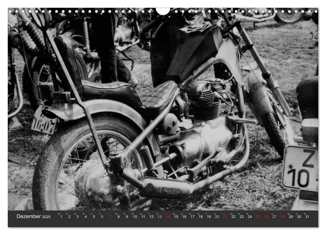 Bild: 9783435532087 | east Rider - Biker und Bikes aus der DDR (Wandkalender 2025 DIN A3...