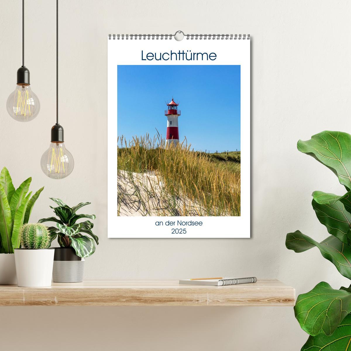 Bild: 9783435990320 | Leuchttürme an der Nordsee (Wandkalender 2025 DIN A3 hoch),...