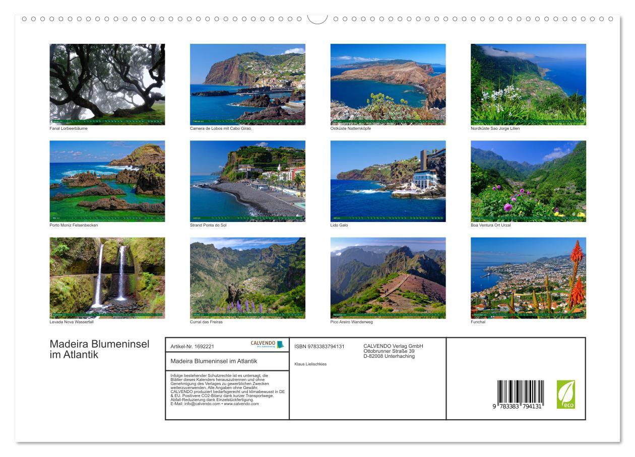 Bild: 9783383794131 | Madeira Blumeninsel im Atlantik (hochwertiger Premium Wandkalender...